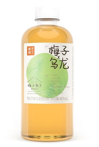 [A5CN-GZSL02] 果子熟了梅子味乌龙茶饮料 487ML