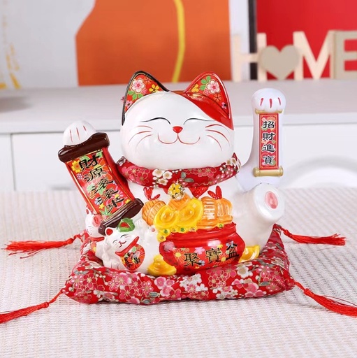 [B4CN-G1-22] G1-22 招财猫11寸可插电装电池