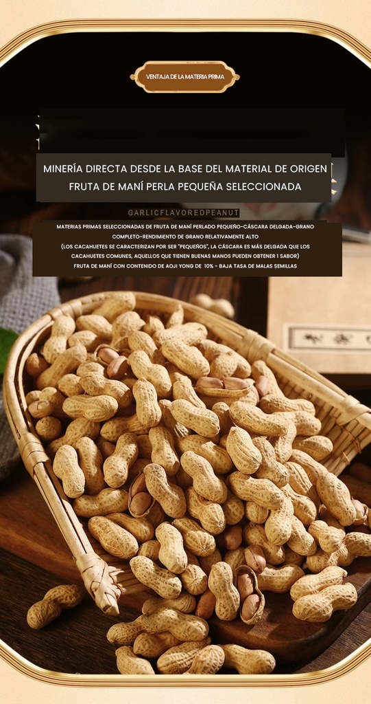 LJK CACAHUETE SABOR AJO 250G