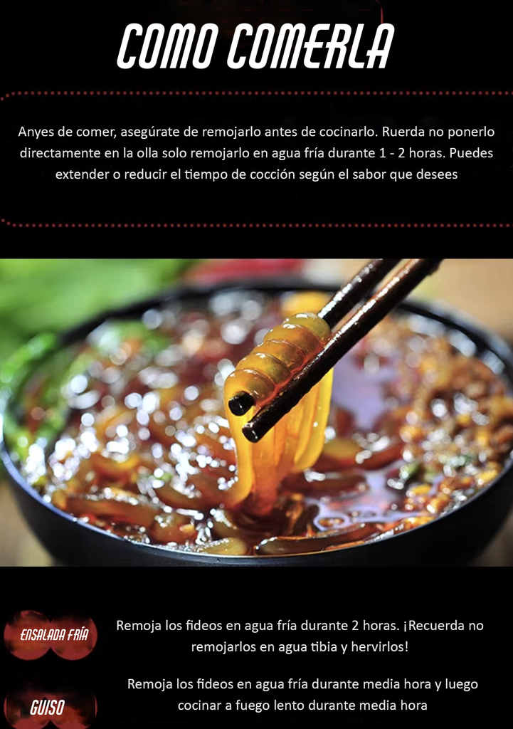 LZF FIDEO DE BATATA 500G
