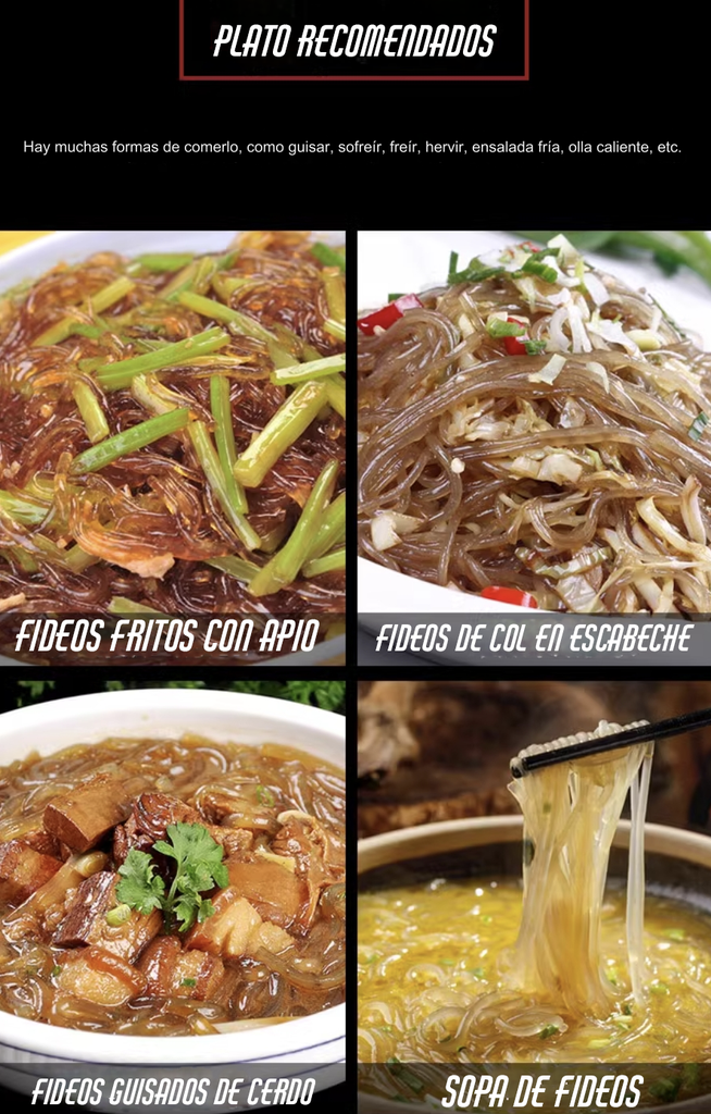 LZF FIDEO DE BATATA 500G