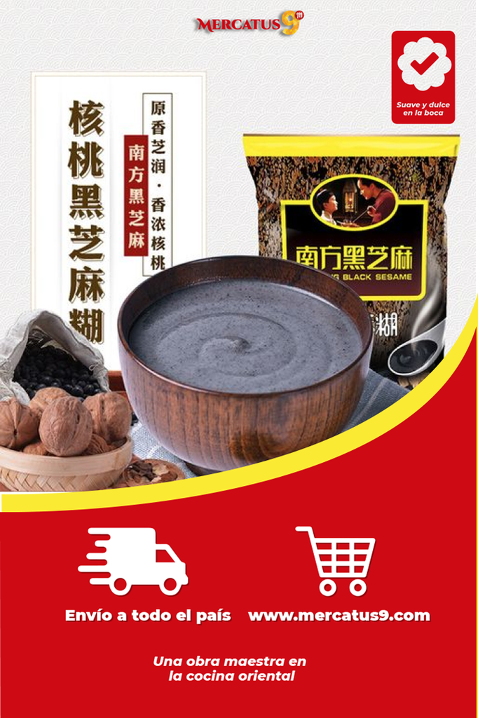 NANFANG - ARROZ Y SÉSAMO NEGRO EN POLVO S/NUEZ 40Gx15U.