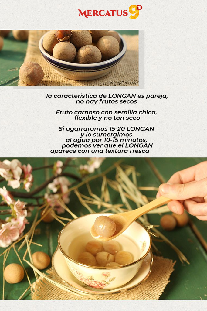 DASHANHE LONGAN DESHIDRATADO 500G