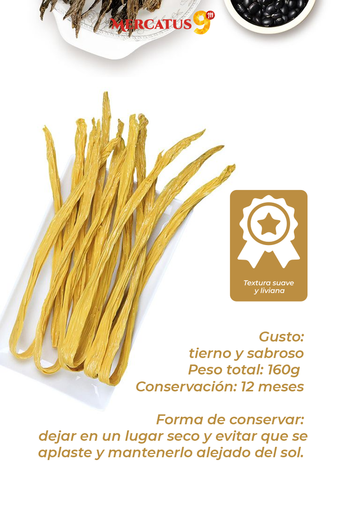 ZHENYU - YUBA LÁMINA DE SOYA DESHIDRATADA 500G