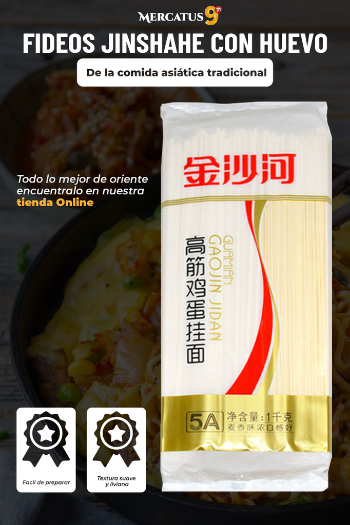 JINSHAHE - FIDEOS CON HUEVO 1000G