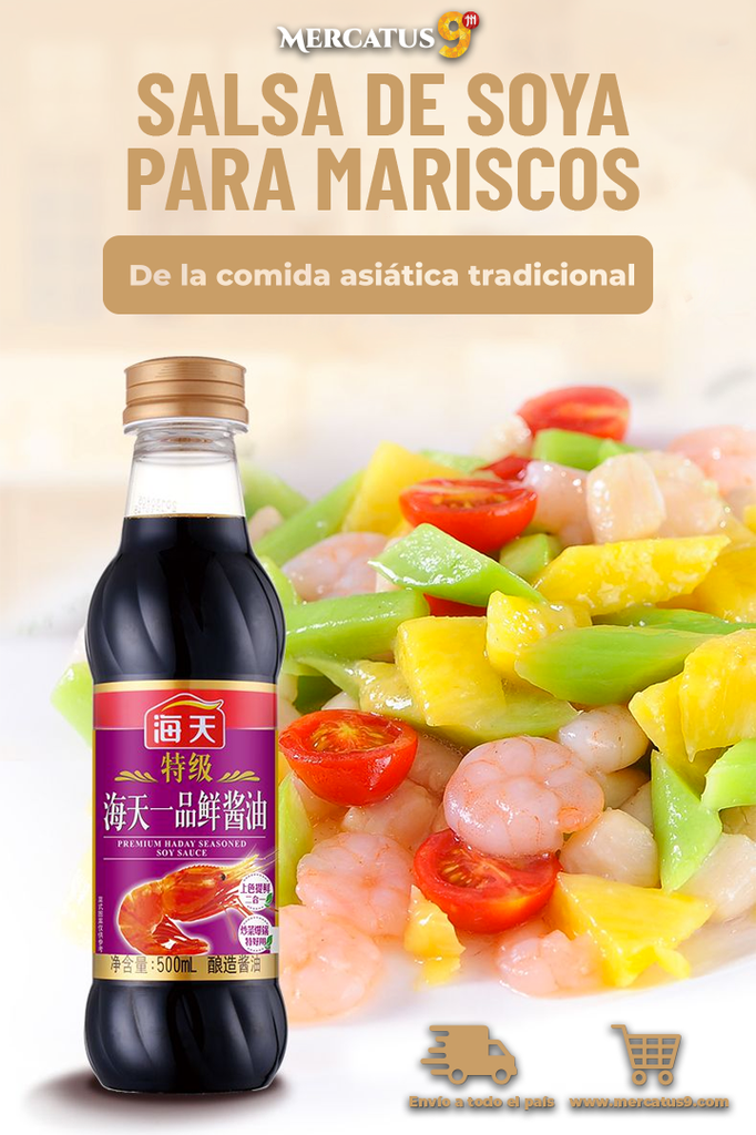 HAYDAY SALSA DE SOYA PARA MARISCOS 500ML