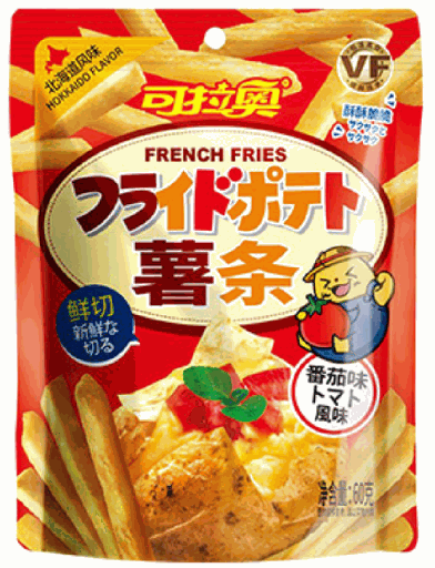 KLA PAPAS FRITAS SABOR TOMATE  60G
