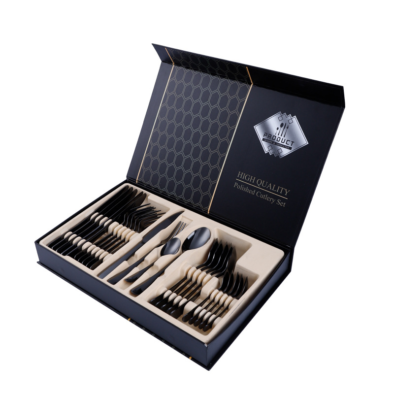TA22-17 SET DE CUCHILLOS NEGRO