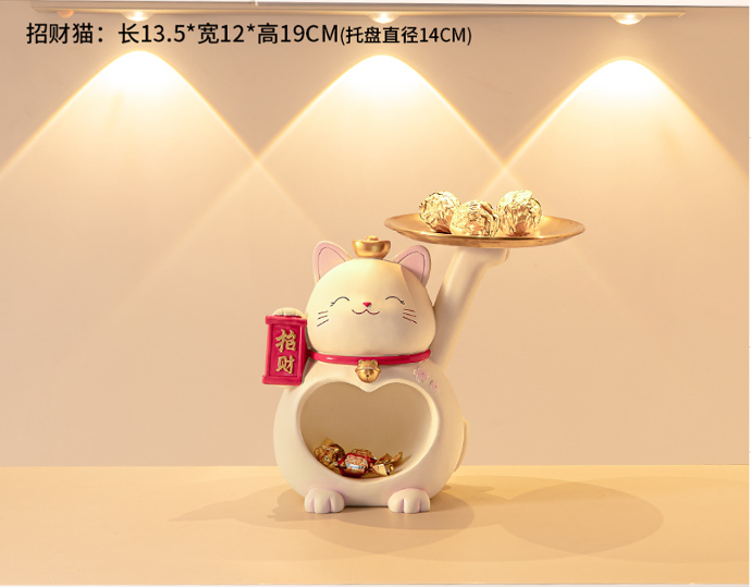 TA97-3 LUCKY CAT ORNAMENT