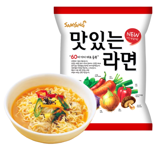 SAMYANG ASSORTED VEGETABLE RAMEN 115G