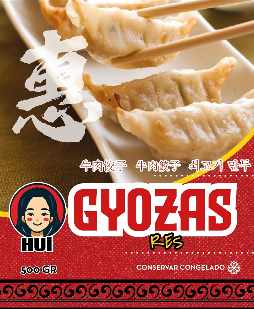 HUI - GYOZA DE CARNE 500G