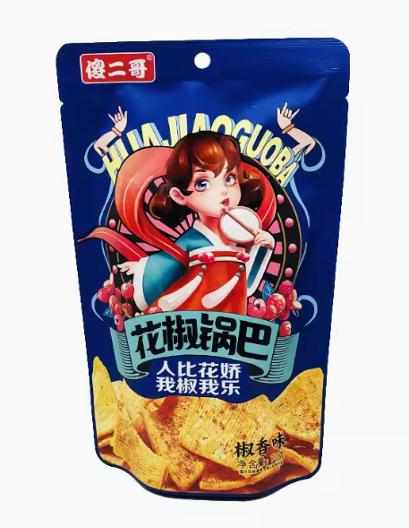  傻二哥70花椒锅巴（椒香味） 70G