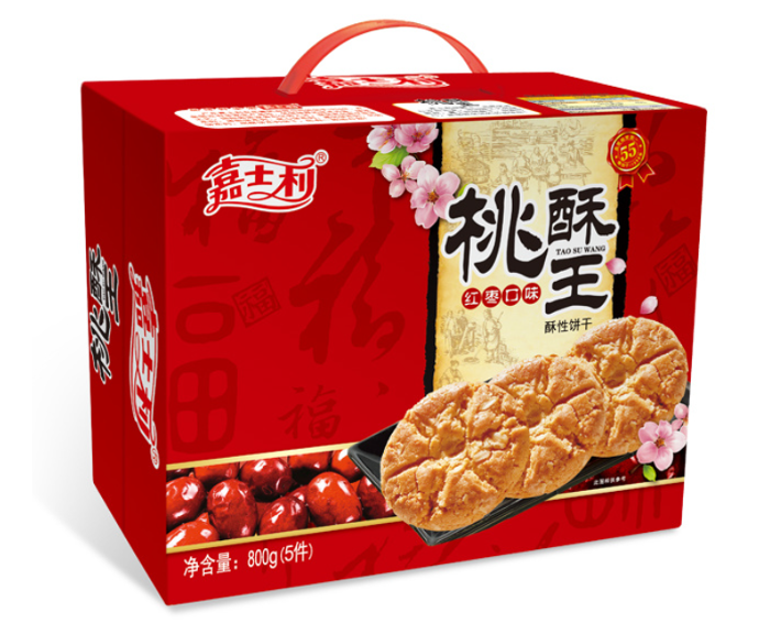 嘉士利 红枣味桃酥王饼干 800G
