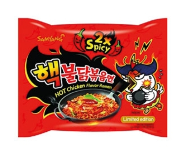 韩国三养 辣鸡面拌面 2倍辣 140G