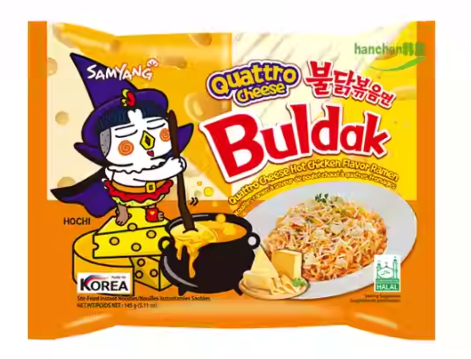 韩国三养 辣鸡肉拌面 芝士联盟 145G