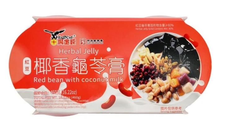 YJQ HERBAL JELLY WITH RED BEAN 230G