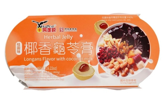 鹰金钱 桂圆味椰香 龟苓膏 230G