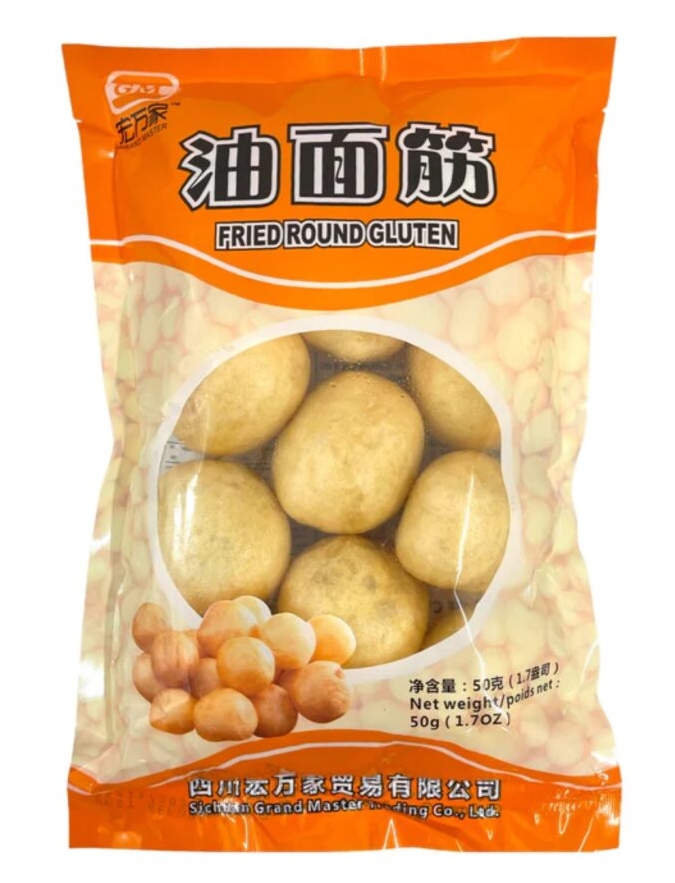 宏万家小油面筋/火锅油面筋 50G