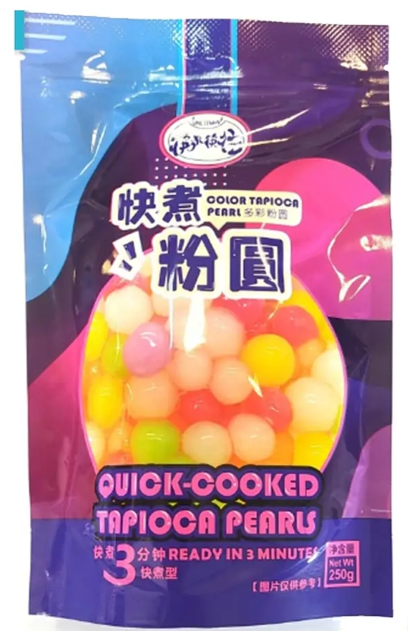 HWJ PEARLS
MULTI COLOR FAST COOKING TAPIOCA 250G