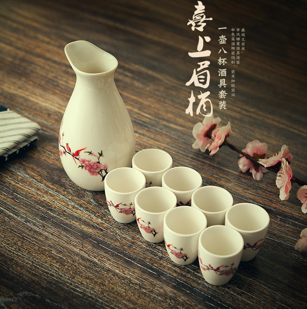 G10-18 JUEGO DE COPAS JAPONESA 8+1