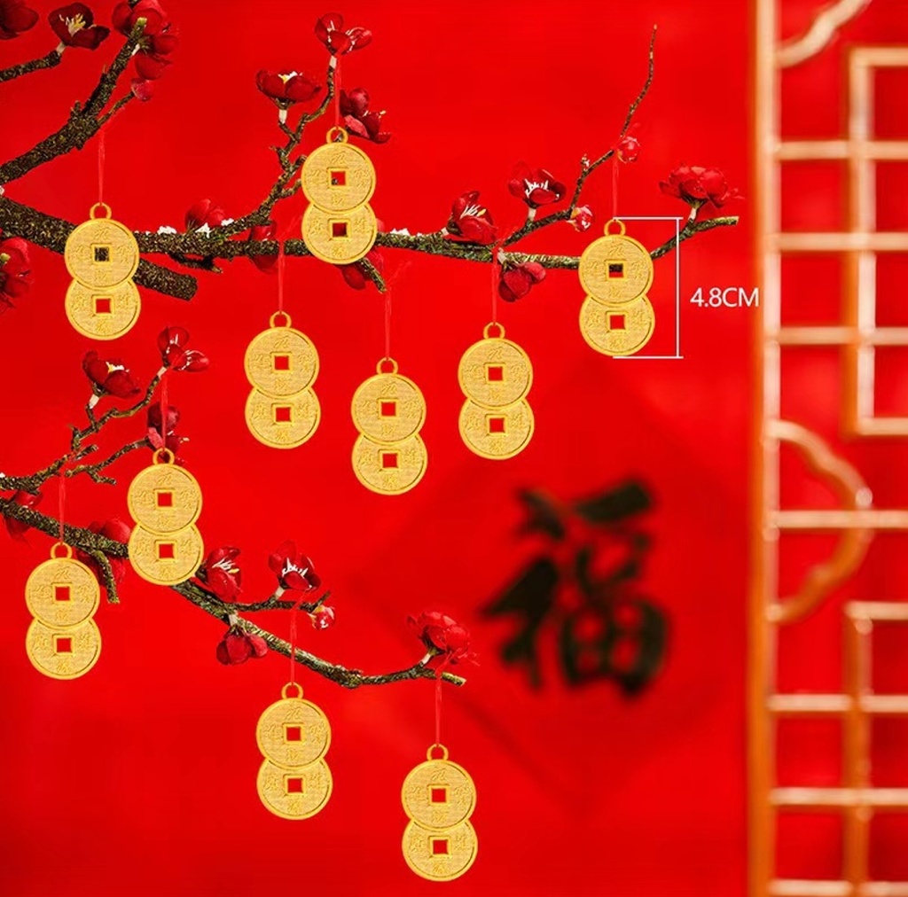 G29-5 COLGANTE DE DECORACION DE AÑO NUEVO x10