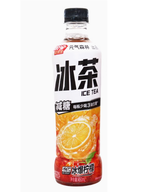 元气森林 冰茶 减糖柠檬 450ML