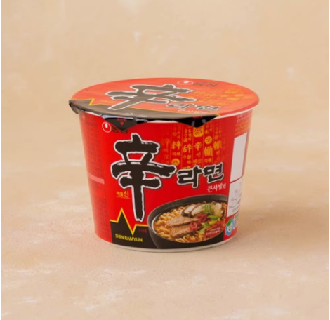 BIG SHIN CUP NOODLE SOUP (HOT&SPICY) 114G