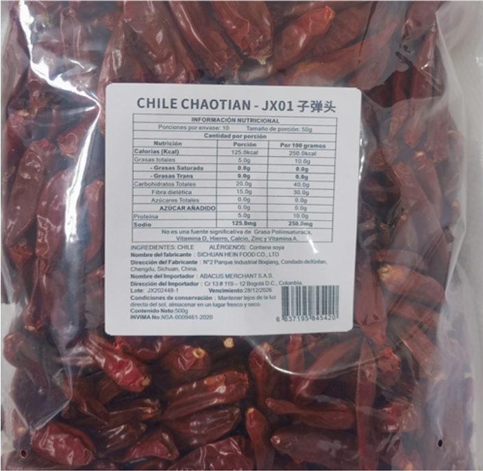JX CHILE CHAOTIAN 500G