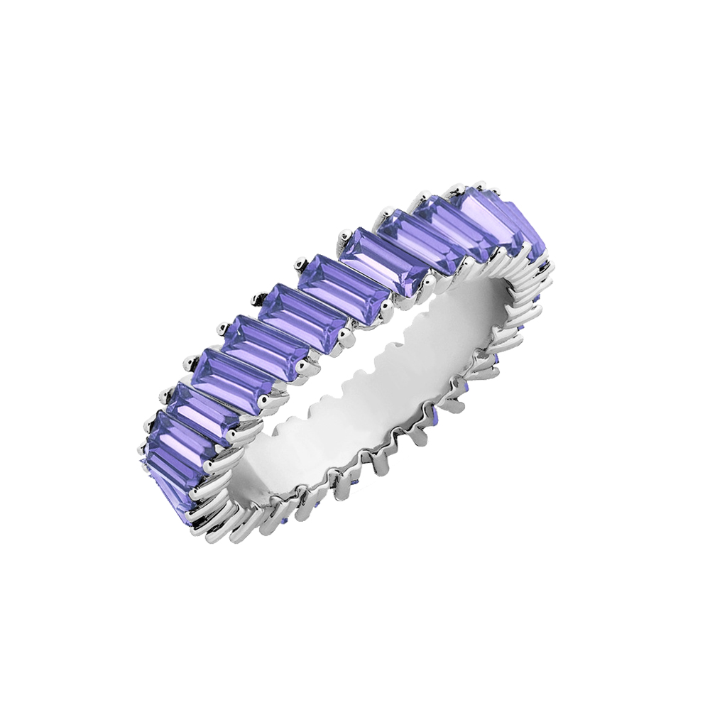 ANILLO AGATA PLATA VIOLETA