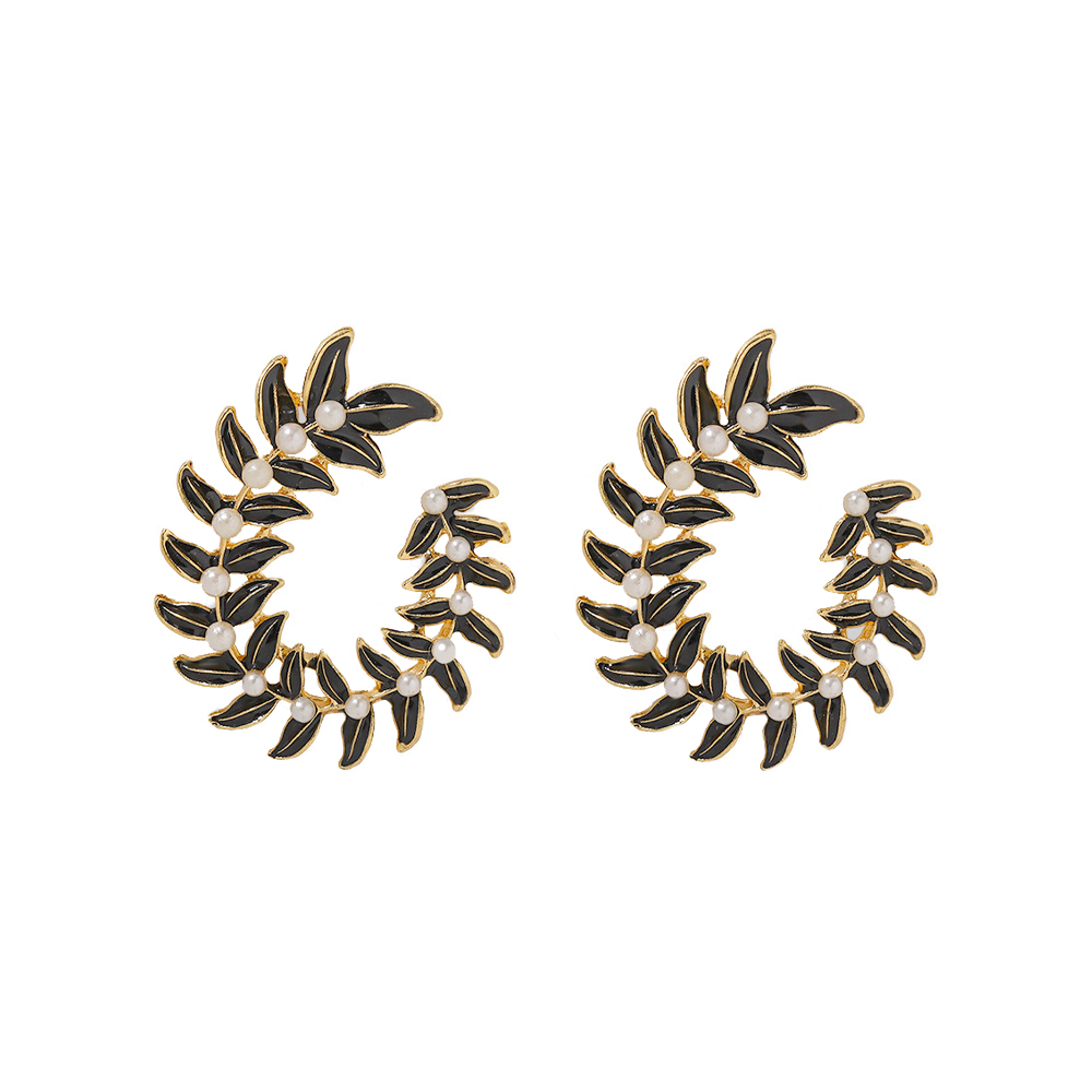 ARETES AMATISTA NEGROS