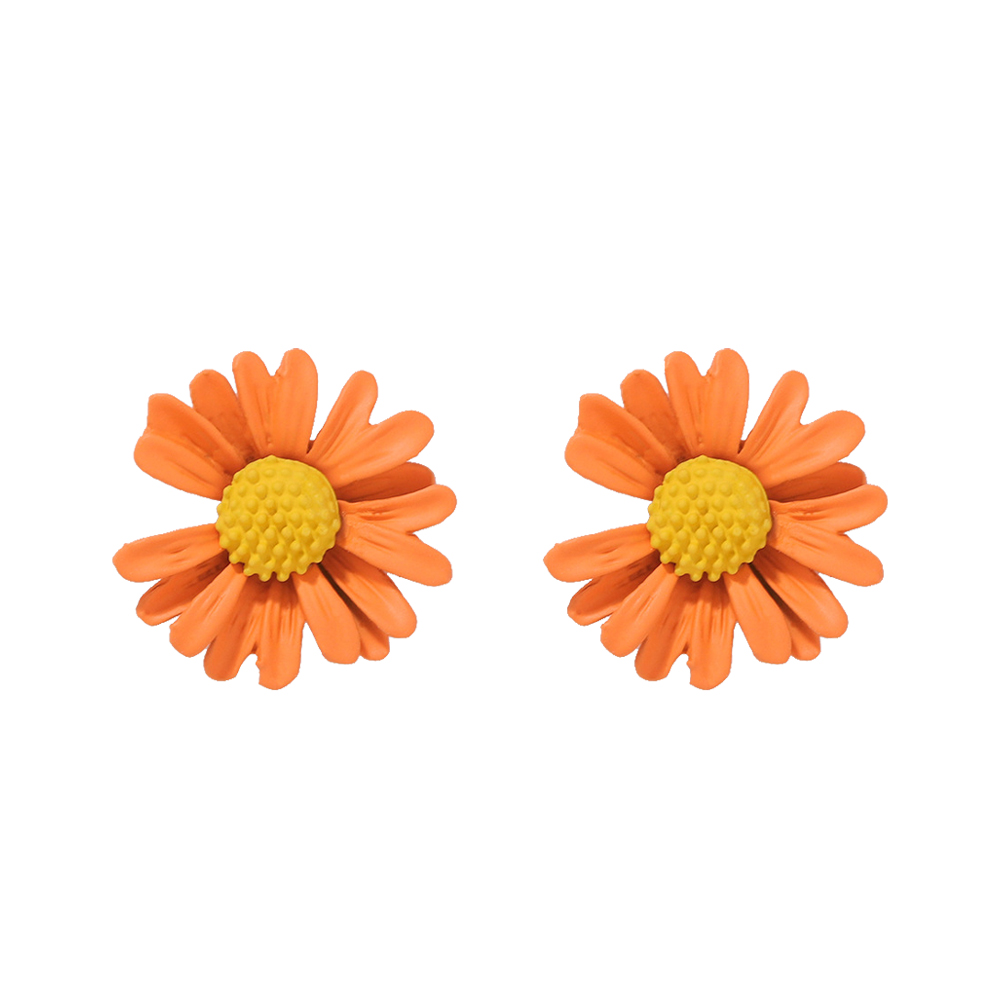 ARETES BELLA MARGARITA NARANJA