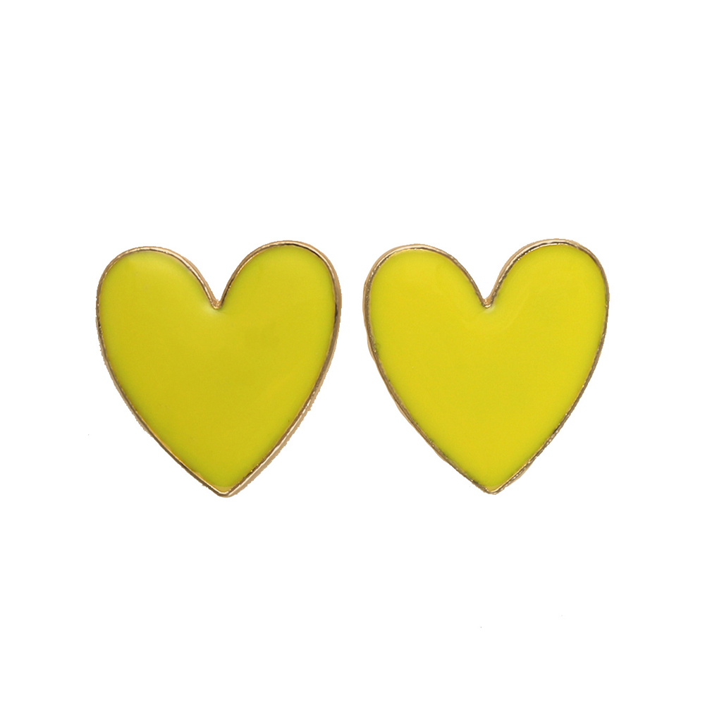 耳环－黄色爱