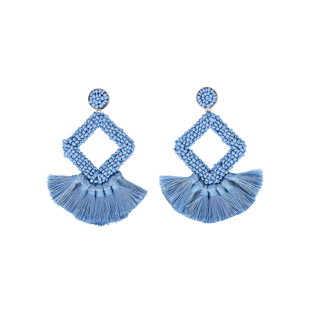 ARETES ESTILO LATINO MORADO