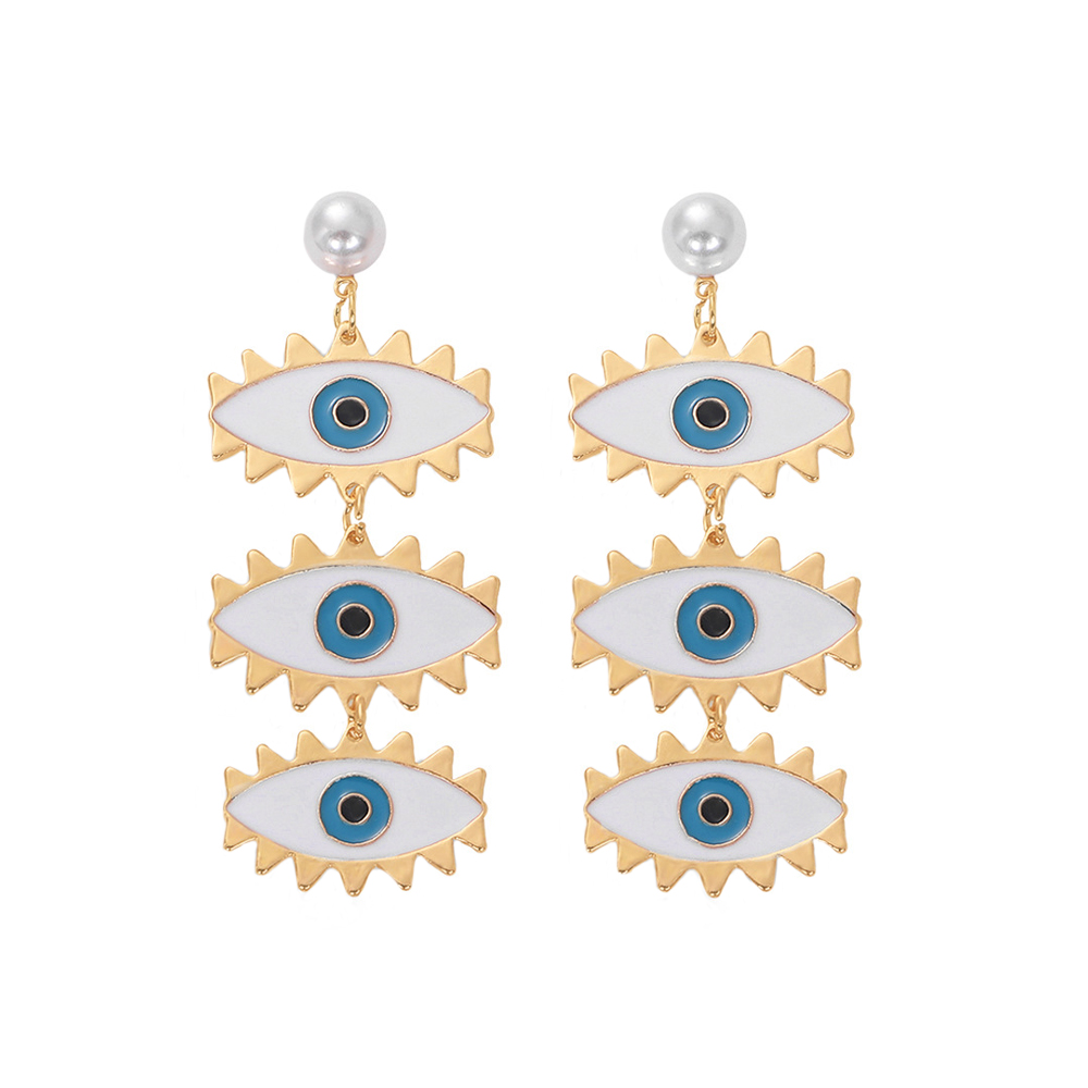 ARETES TRIO RENACER DIVINO AZUL