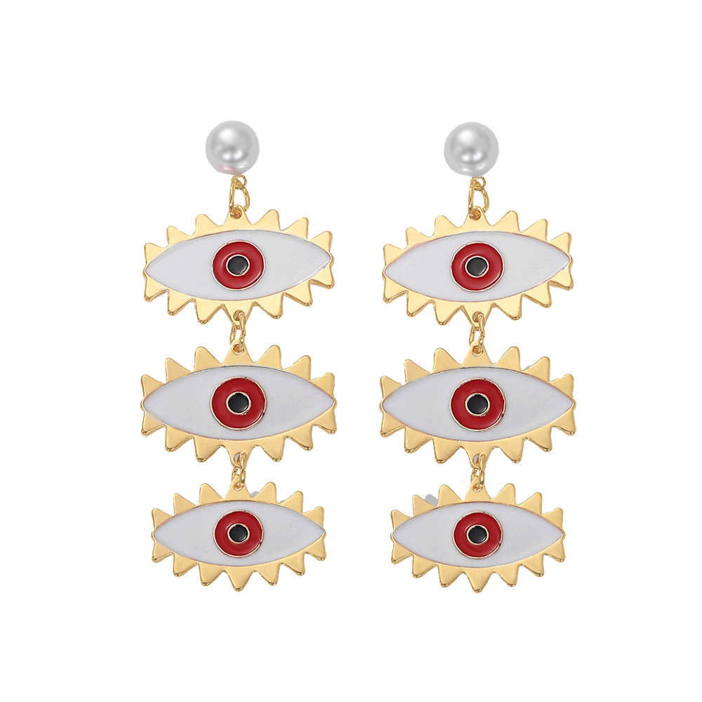 DIVINE REBORN TRIO EARRINGS WHITE