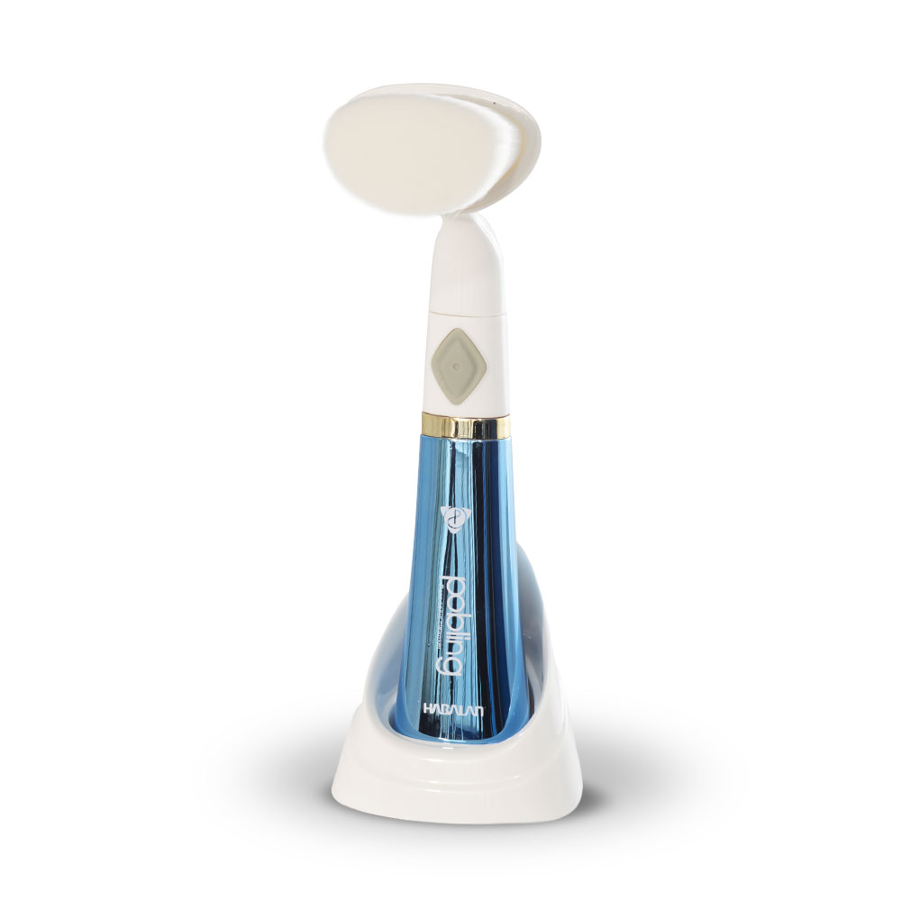 BLUE ELECTRONIC FACIAL CLEANSING BRUSH
