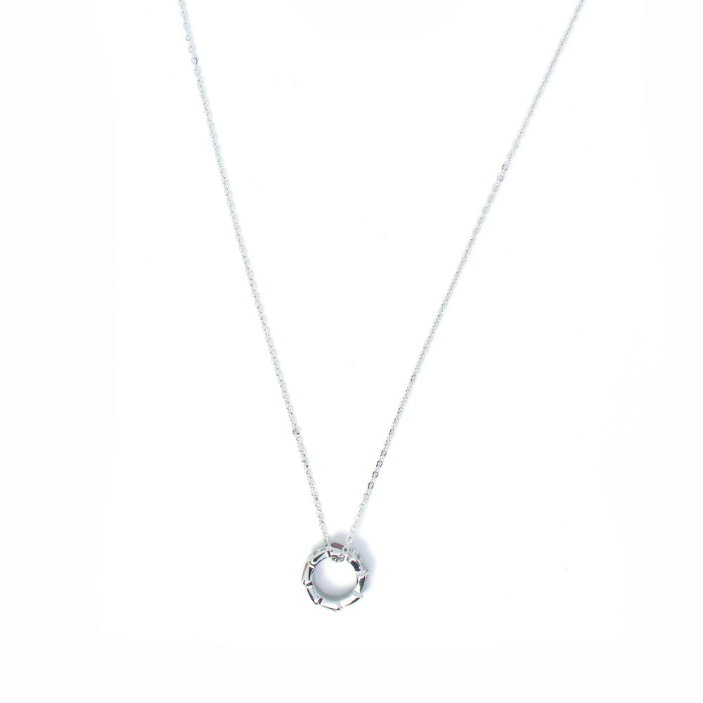 COLLAR SOL PLATEADO