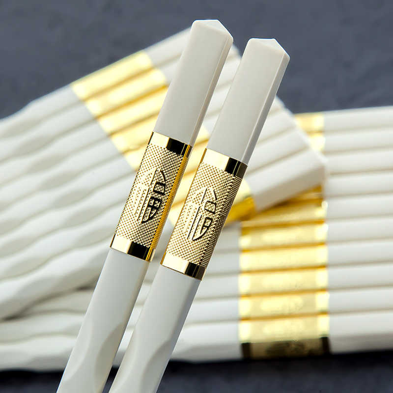 HXD CHOPSTICKS (WHITE) 10 PAIRS