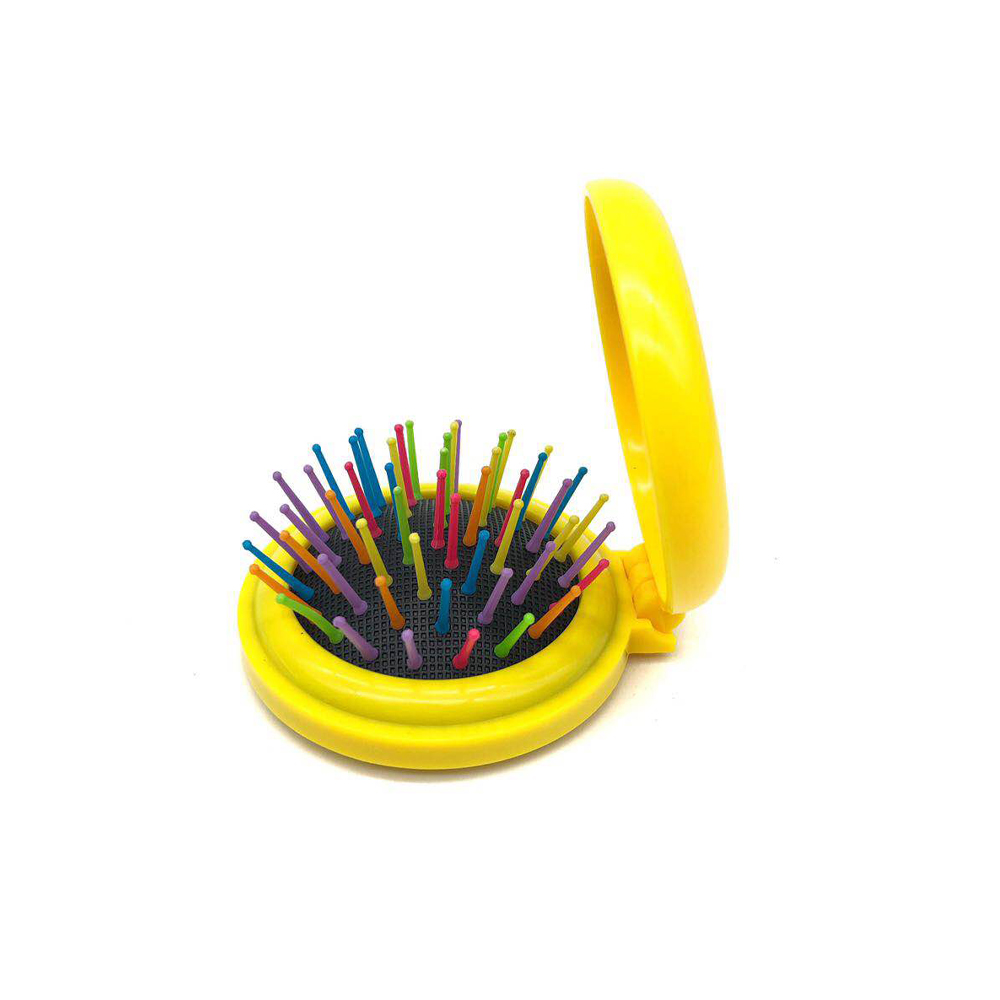 MINI CEPILLO AMARILLO CHIC CON ESPEJO