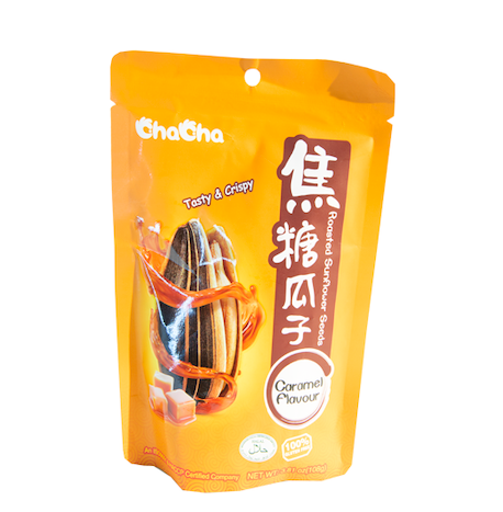 QIAQIA - ROASTED SUNFLOWER SEEDS WITH CARAMEL 108G