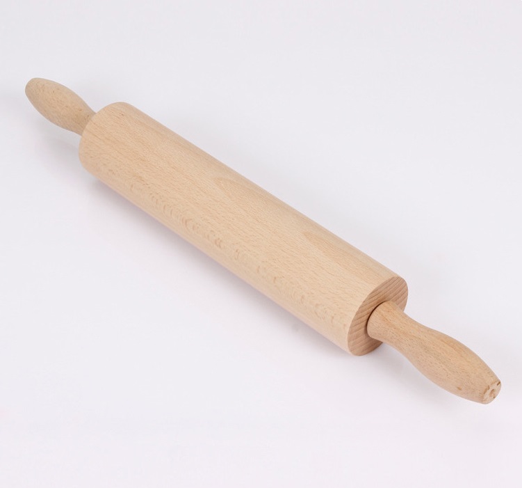 KITCHEN ROLLER WITH AXLE - WOOD