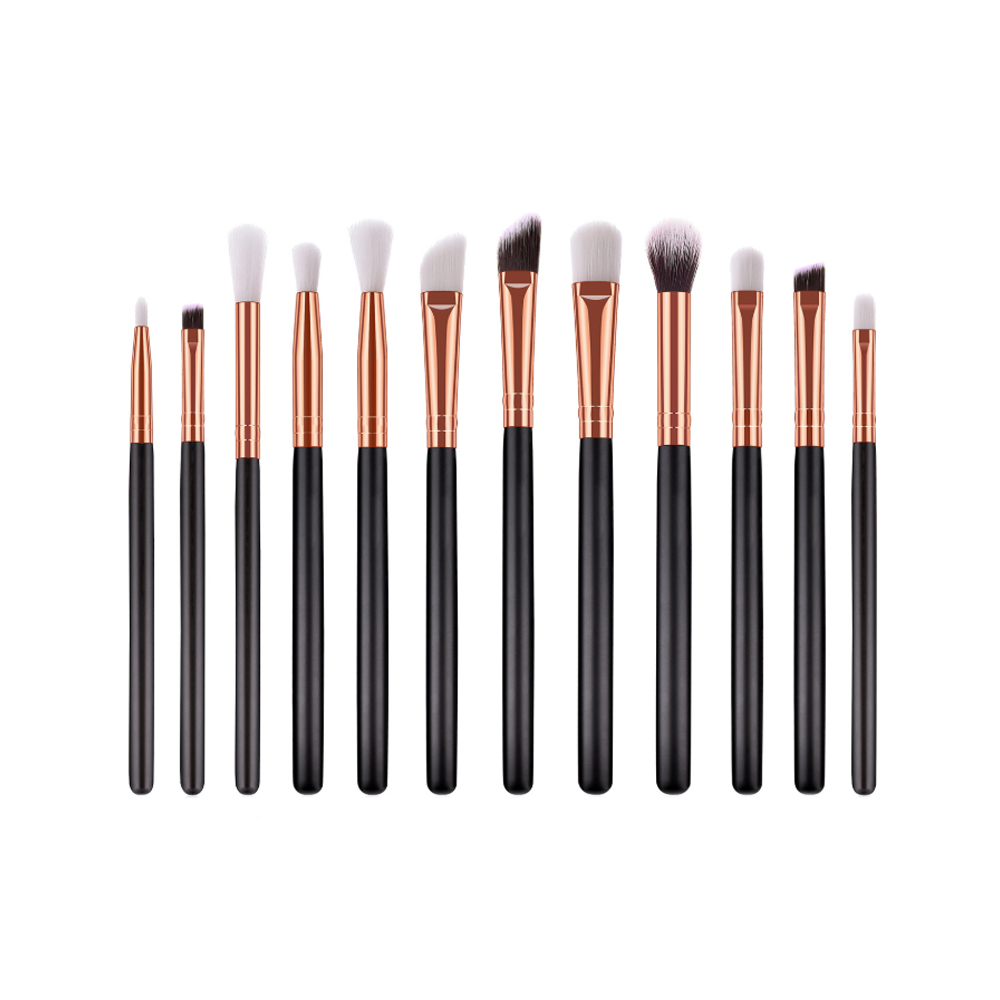 SET DE BROCHAS GOLD STYLE NEGRAS X 12