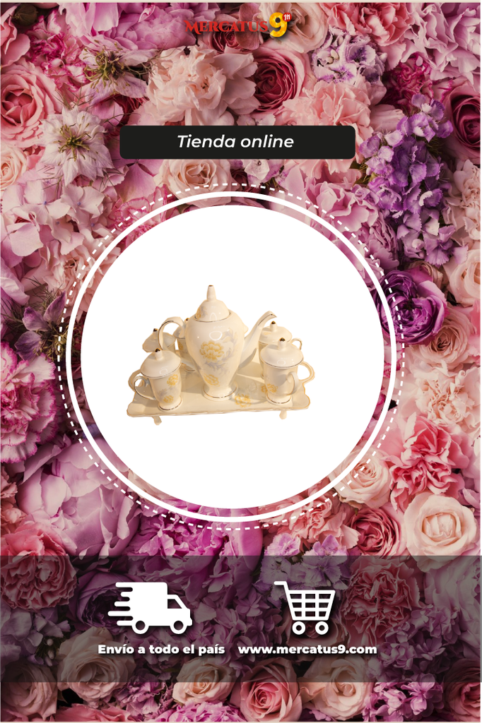 JUEGO DE TETERA ELEGANCIA CORONA