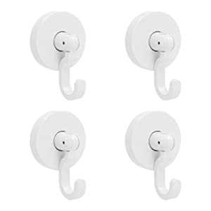 GANCHO ADHESIVO REDONDO-BLANCO