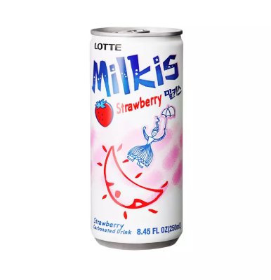 韩国 妙之吻 草莓味苏打 250ML