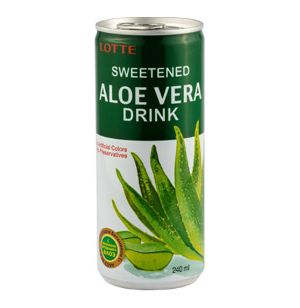 韩国 乐天 芦荟原味饮料 240ML