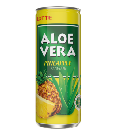 韩国 乐天 芦荟菠萝饮料 240ML