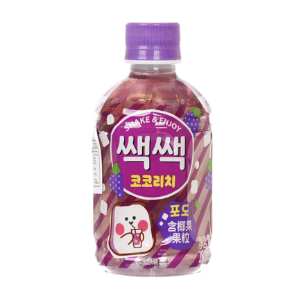 韩国 乐天 果汁饮料葡萄味 280ML 