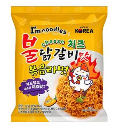 韩国 味佳園 芝士辣炒面 135G