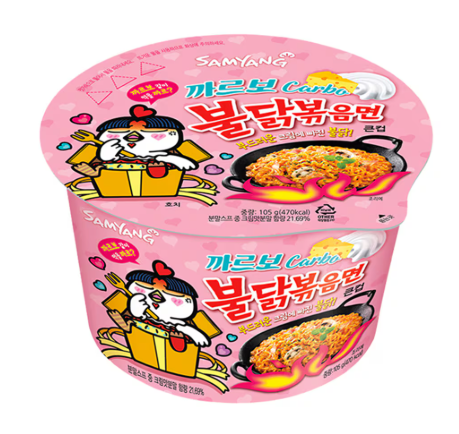 韩国 三养 火鸡面 奶油芝士味 大杯105G